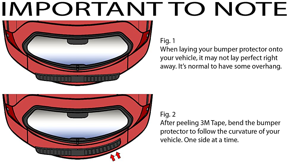 STEP 6 Graphic Explaining How To Bend Your Bumper Cover To Match The Curvature Of Your Bumper