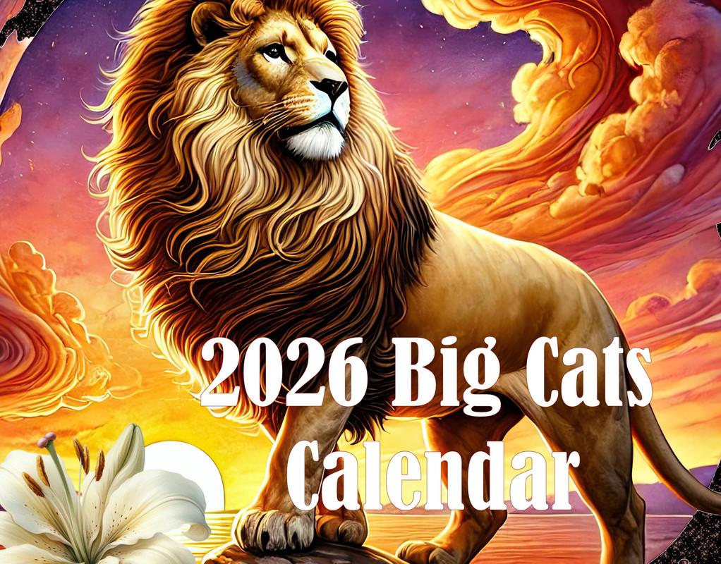 2026 Big Cats Calendar