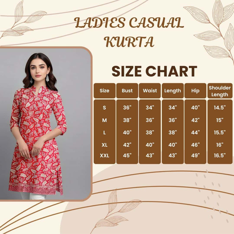AY size chart
