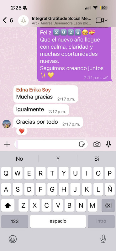 Mensaje de WhatsApp
