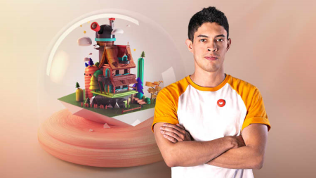 Domestika - Creation of 3D Miniature Worlds with Procreate and Cinema 4D
