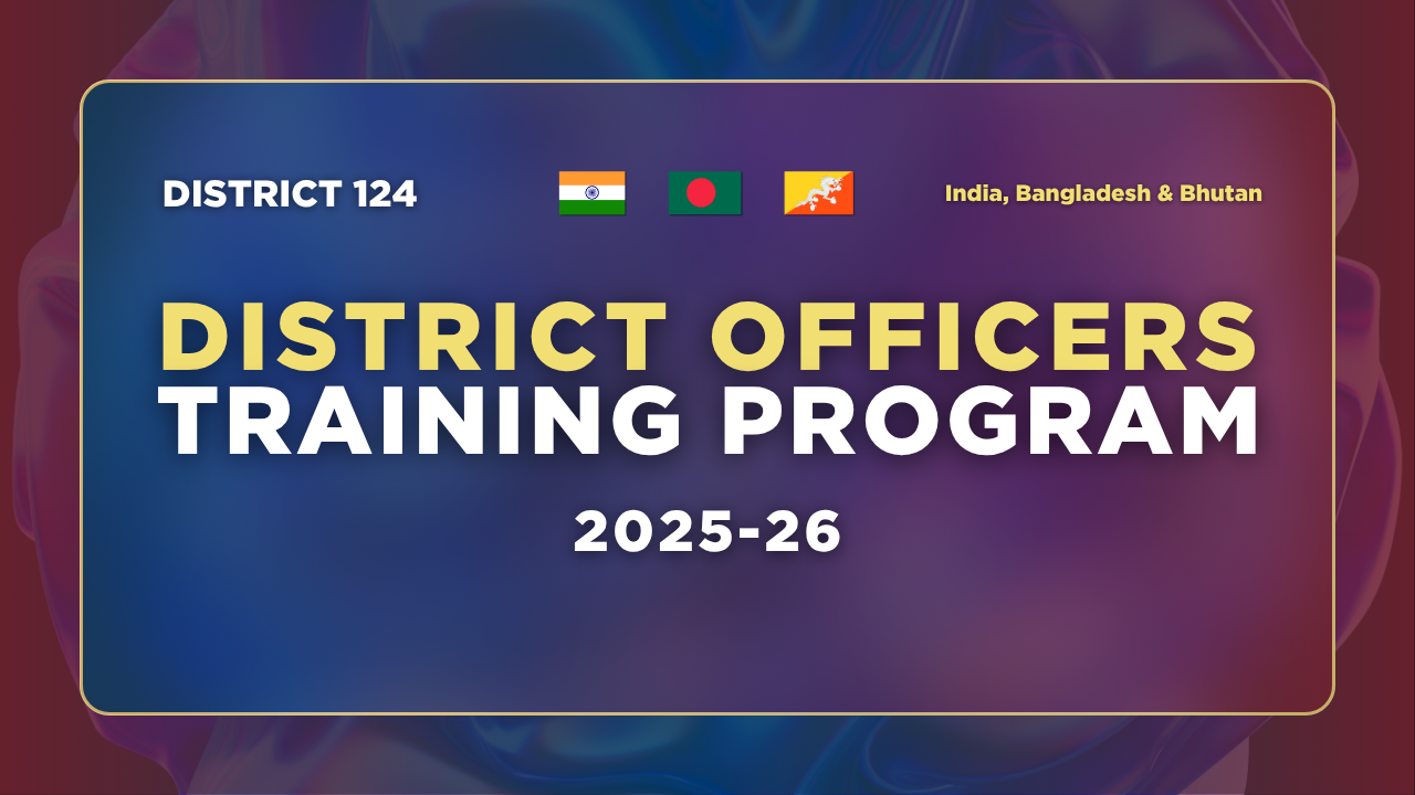 District Officer's Training Program
