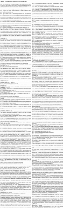 jewish ritual murder list
