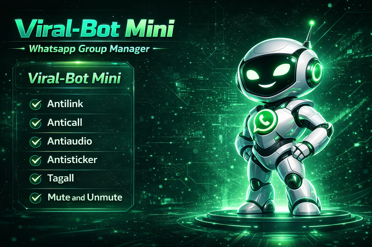 Viral-Bot Mini thumbnail showing bot interface