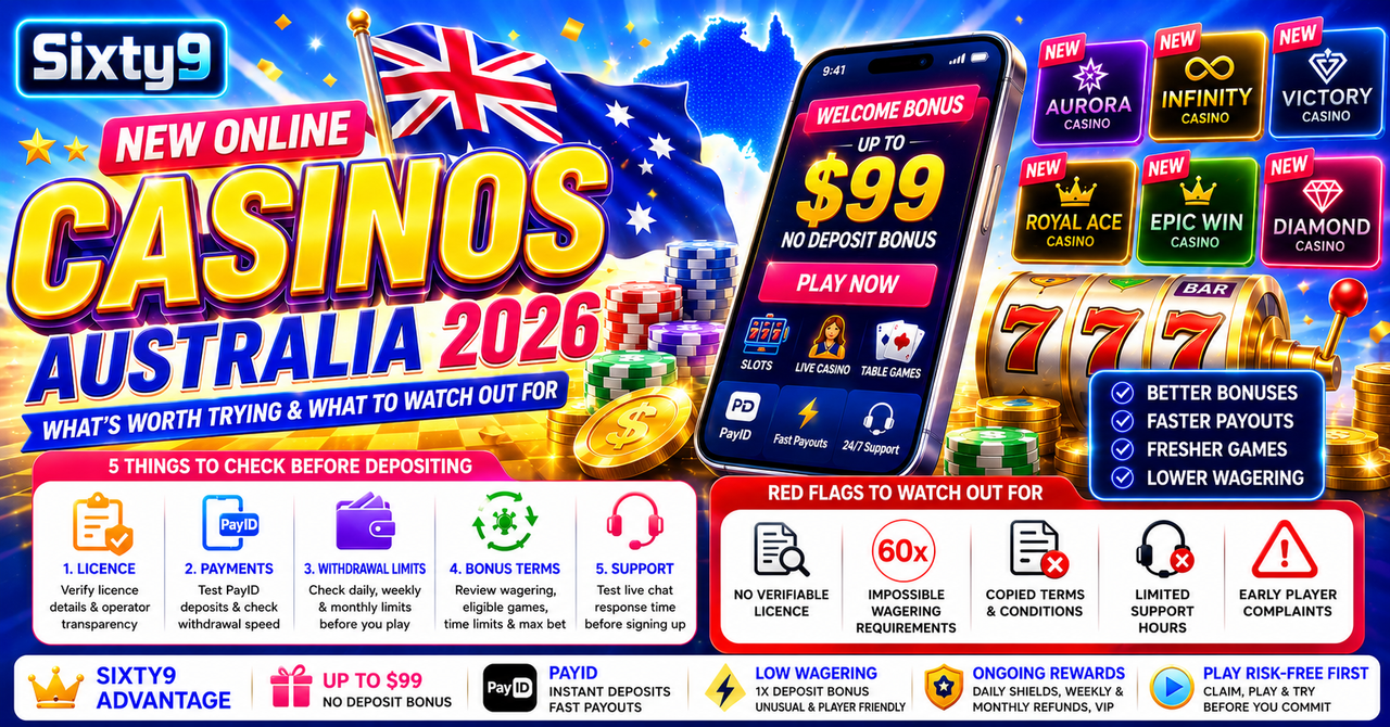 new online casinos Australia 2026