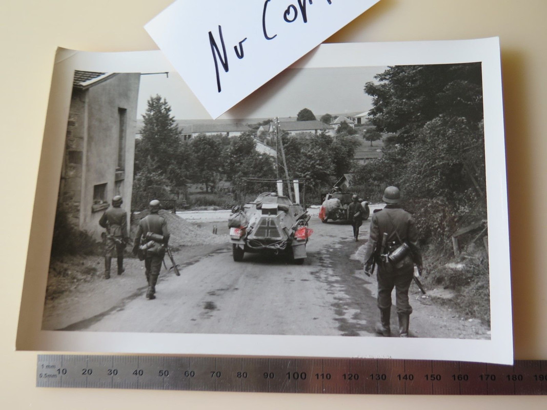 LARGE FOTO Westfront Landres Kämpfe Panzer tank