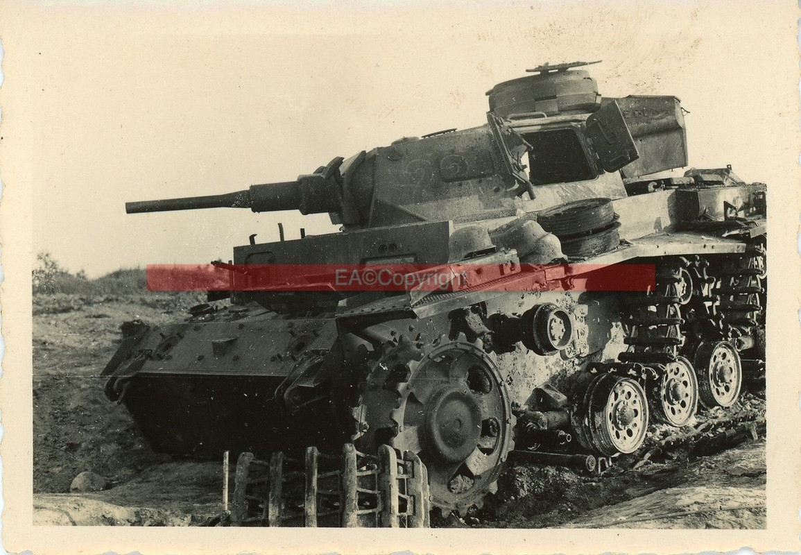 Panzer III Kämpfe Tank Foto