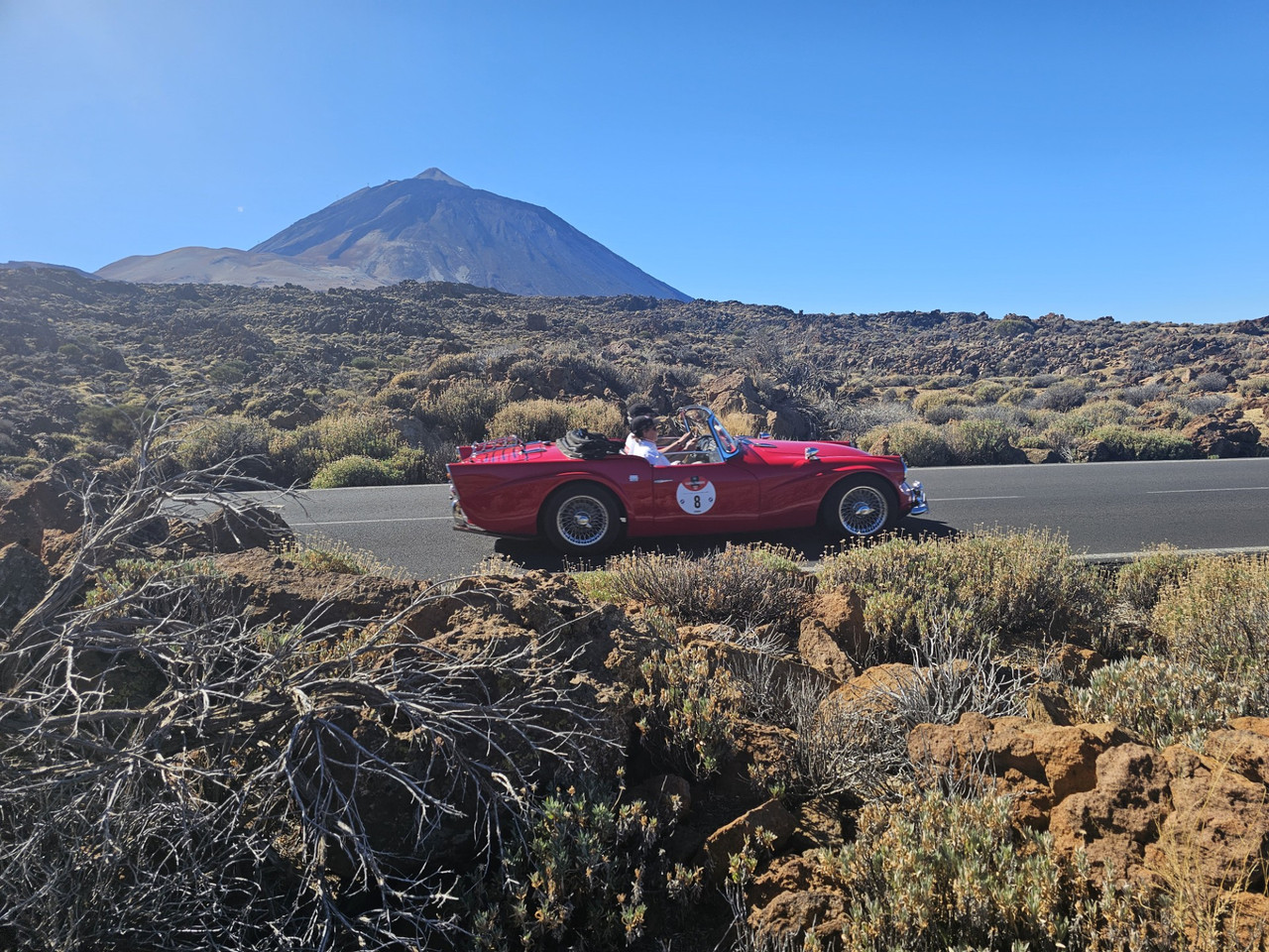 Hubo dos pasadas por el Teide