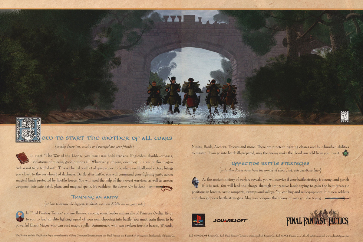 Final Fantasy Tactics (advert)