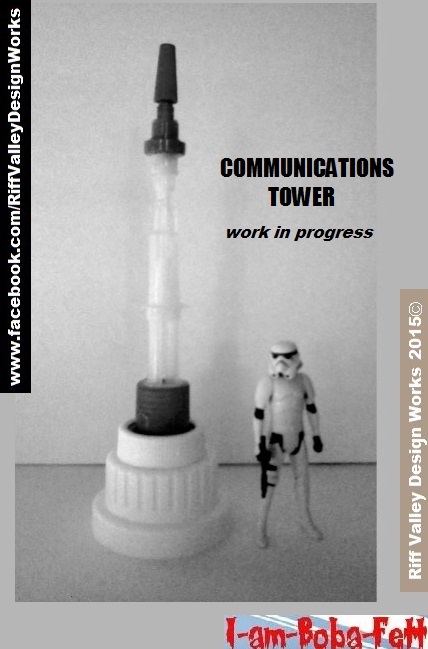 custom communications tower wip B