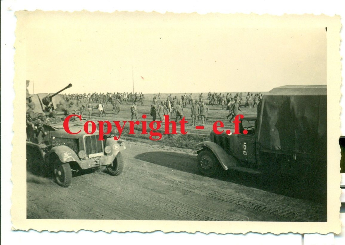 FOTO - Bäckerei-Komp.132 - Fzg.  SCHÜTZENWAGEN m