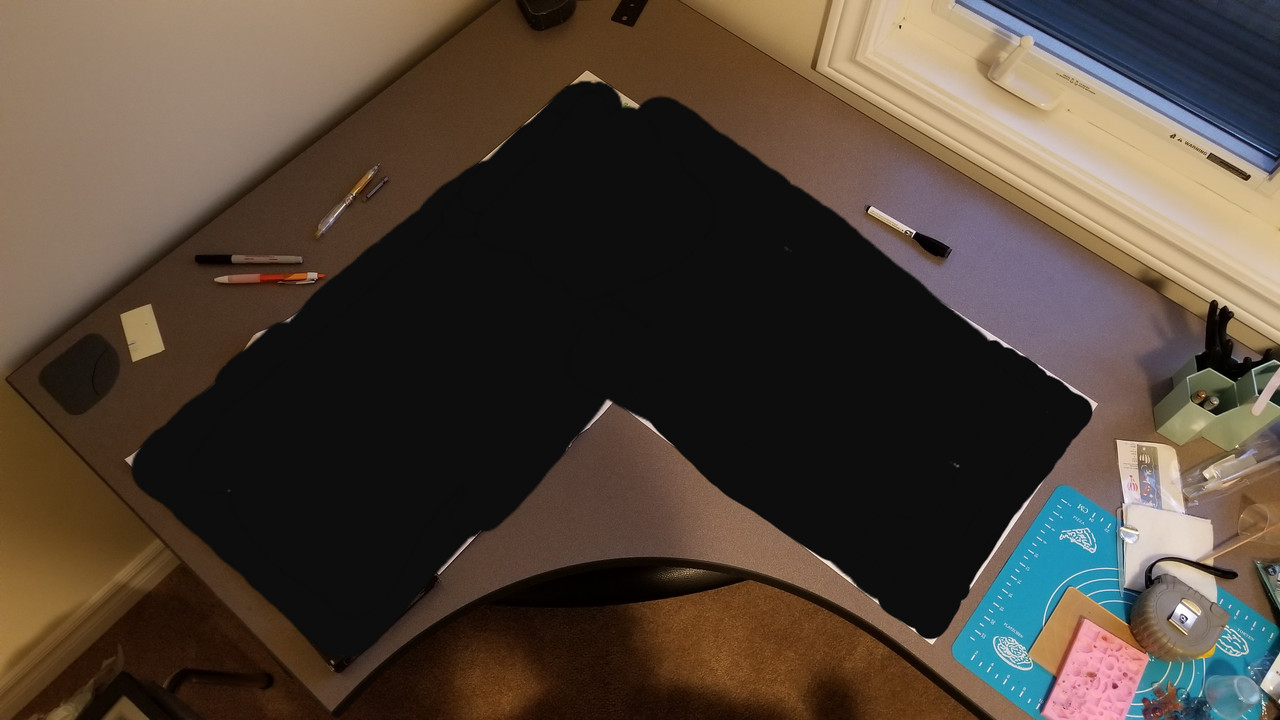 [Mouse Pad] L Shaped Gaming Mouse Pad For L Shaped Desks (Reduced