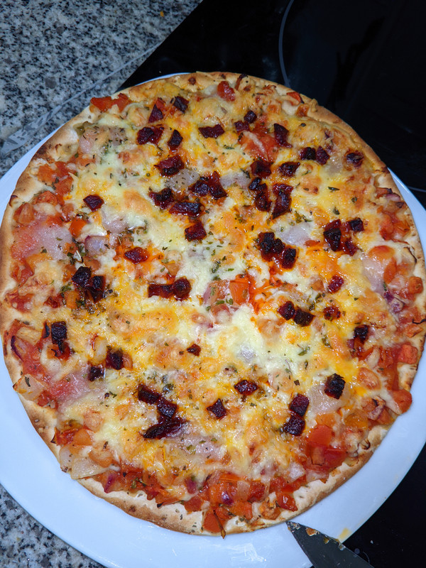 pizza vegana del lidl