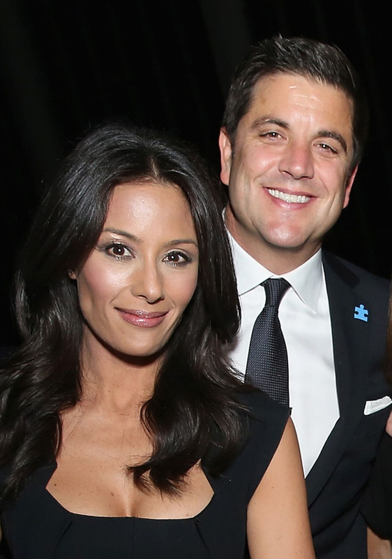 Josh Elliott with his wife Liz Cho