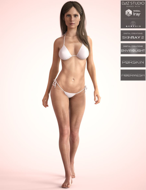 Anatomically Correct: Sabrina for Genesis 3 and Genesis 8 Female (8.1)