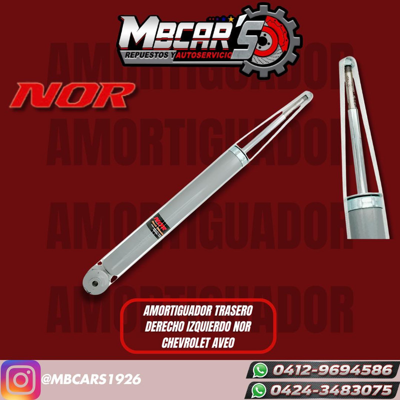 AMORTIGUADOR AVEO TRASERO DER-IZQ