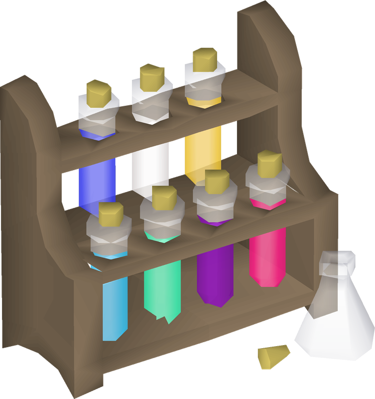 Potion storage detail