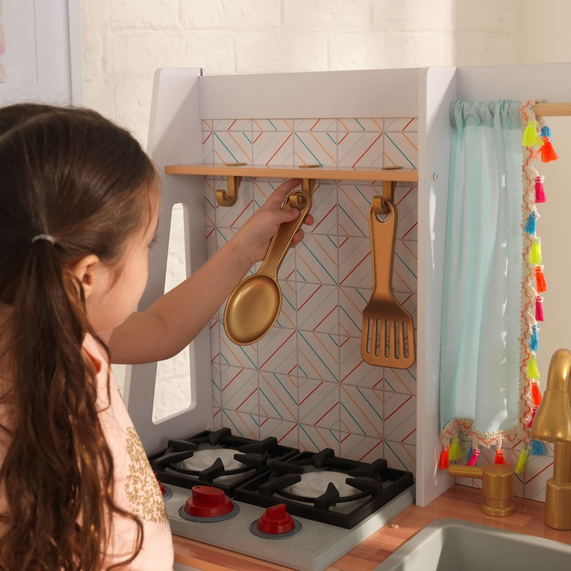 kidkraft boho bungalow play kitchen