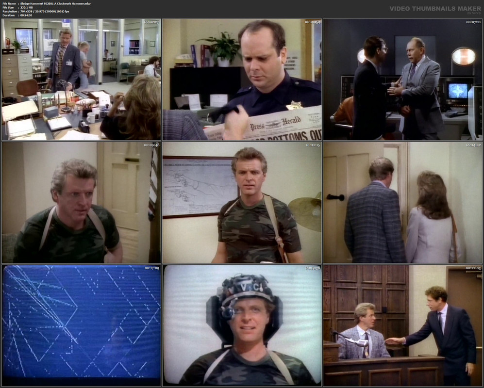 Sledge Hammer! S02E01 A Clockwork Hammer.mkv