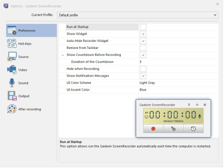 Gadwin ScreenRecorder 4.5.0