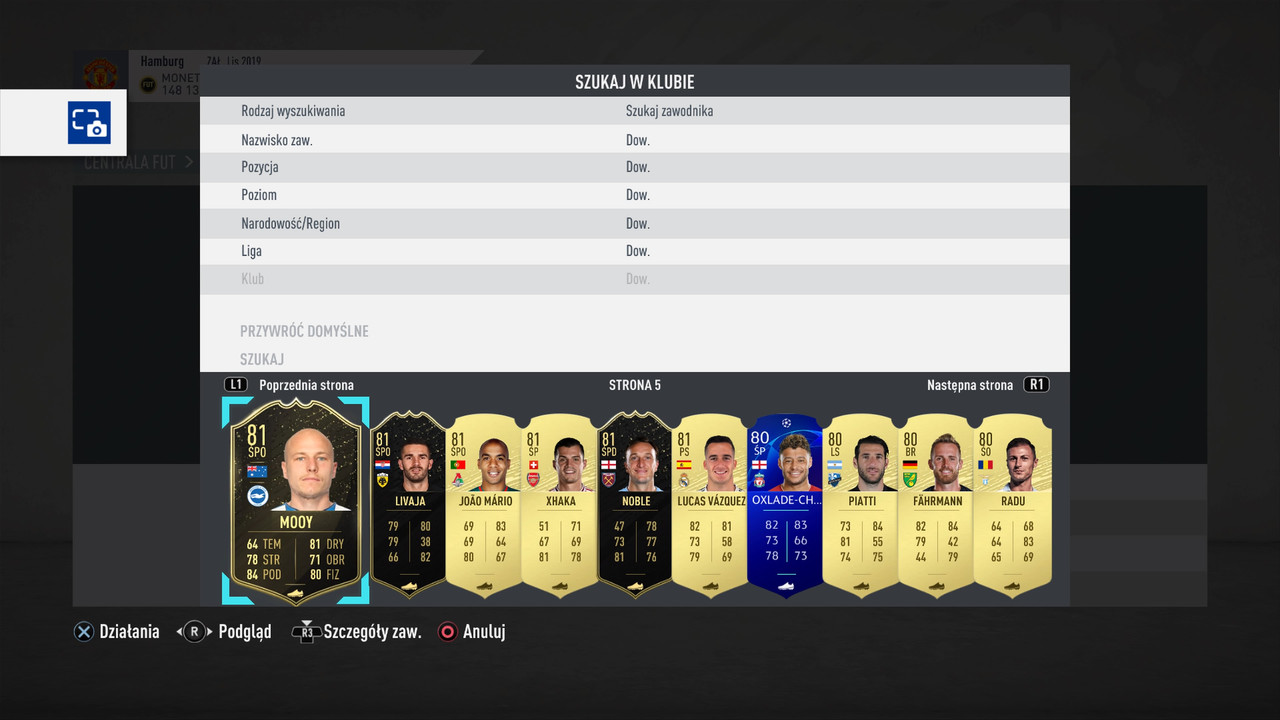 FIFA 20 Centrala FUT (w menu)_5