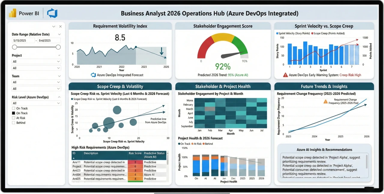 Power BI Dashboard for Business Analysts