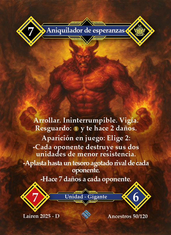 ANIQUILADOR DE ESPERANZAS