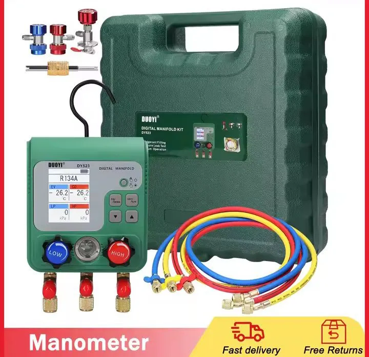 Manômetro Digital de Ar-Condicionado