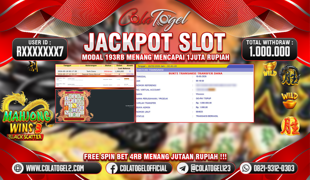 JACKPOT SLOT GACOR!!
