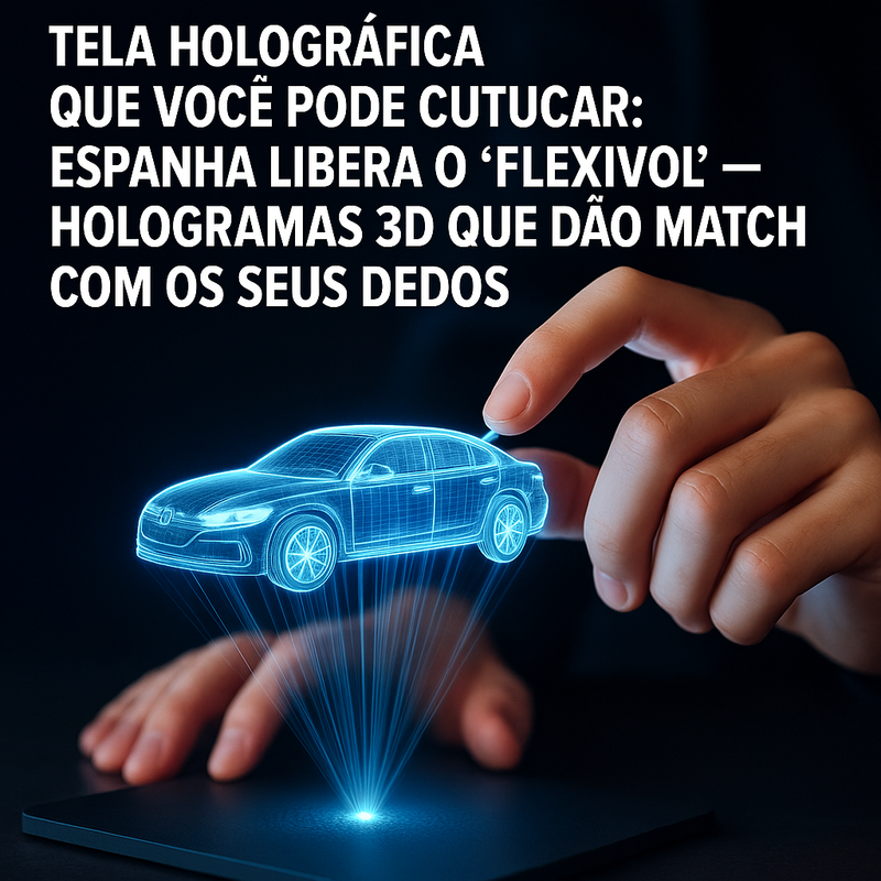 Tela Holográfica que Você Pode Cutucar: Universidade Espanhola Acaba de Liberar o Fantasma de Star Wars na Vida Real – E Se Isso For o Fim das Telas Planas?