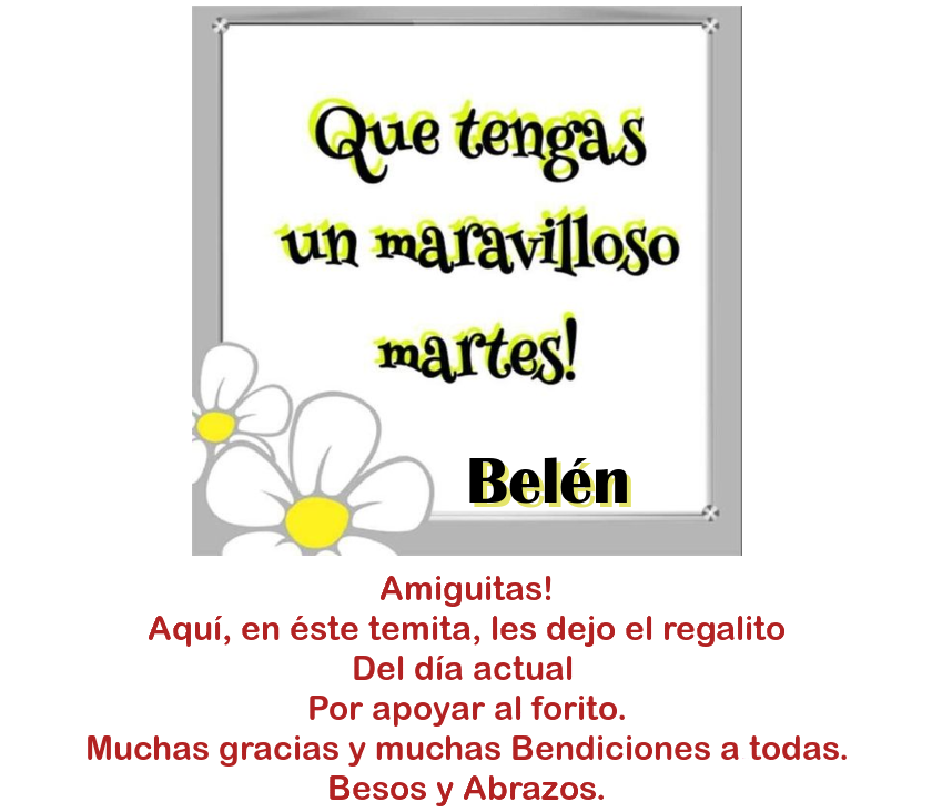 ꧁༻-REGALITOS,  "MARTES"   7/18༺꧂ E-Cw-FM4od-PTb-Y