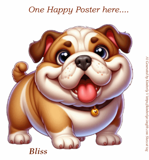 Bliss Happy poster dog(4)