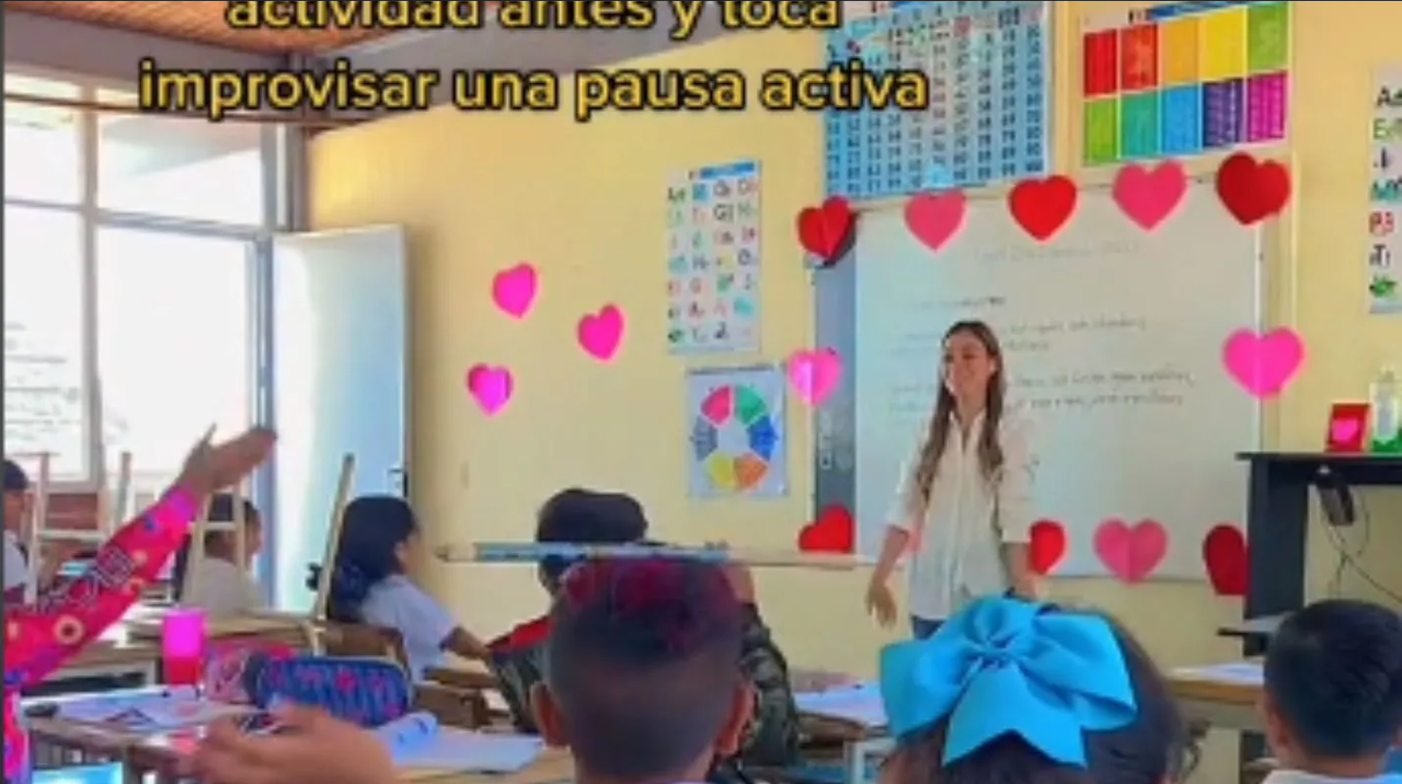 Viral: Maestra compone y baila reguetón frente a sus alumnos