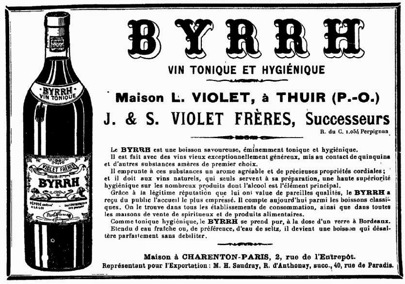 Byrrh - Publicité professionnelle 1931