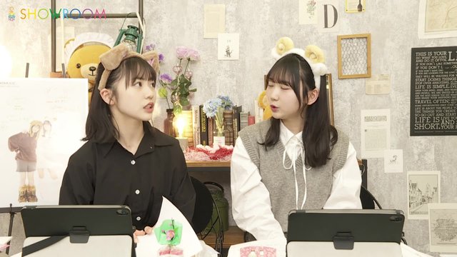 【Webstream】240301 H46MODE Hatsubai Kinen Haishin SHOWROOM (Shogenji Yoko, Fujishima Kaho)