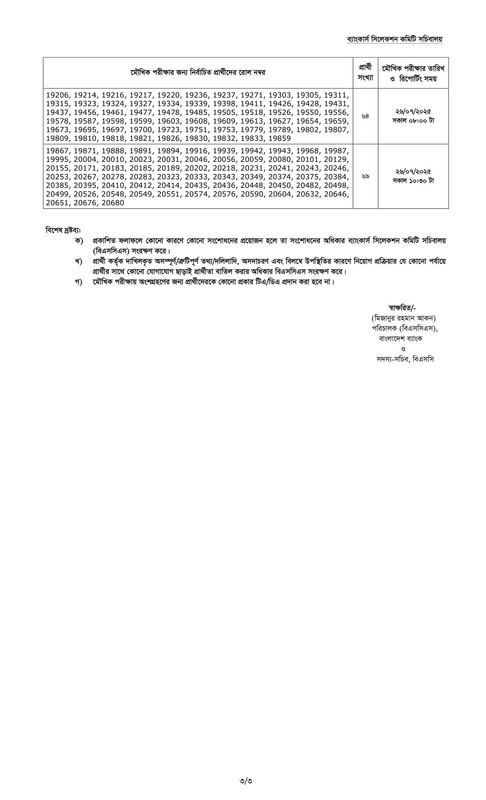 Combined 2 Bank Officer (IT) Viva Date 2025 PDF-3