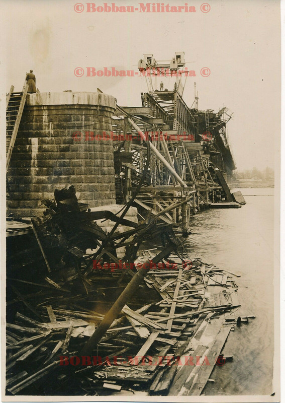 DNJEPROPETROWSK Dnipro Dnepr Eisenbahn-Brücke Brückenbau Eis.Pio.Regt. 1 TOP