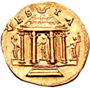 Glosario de monedas romanas. TEMPLO DE VESTA. 11