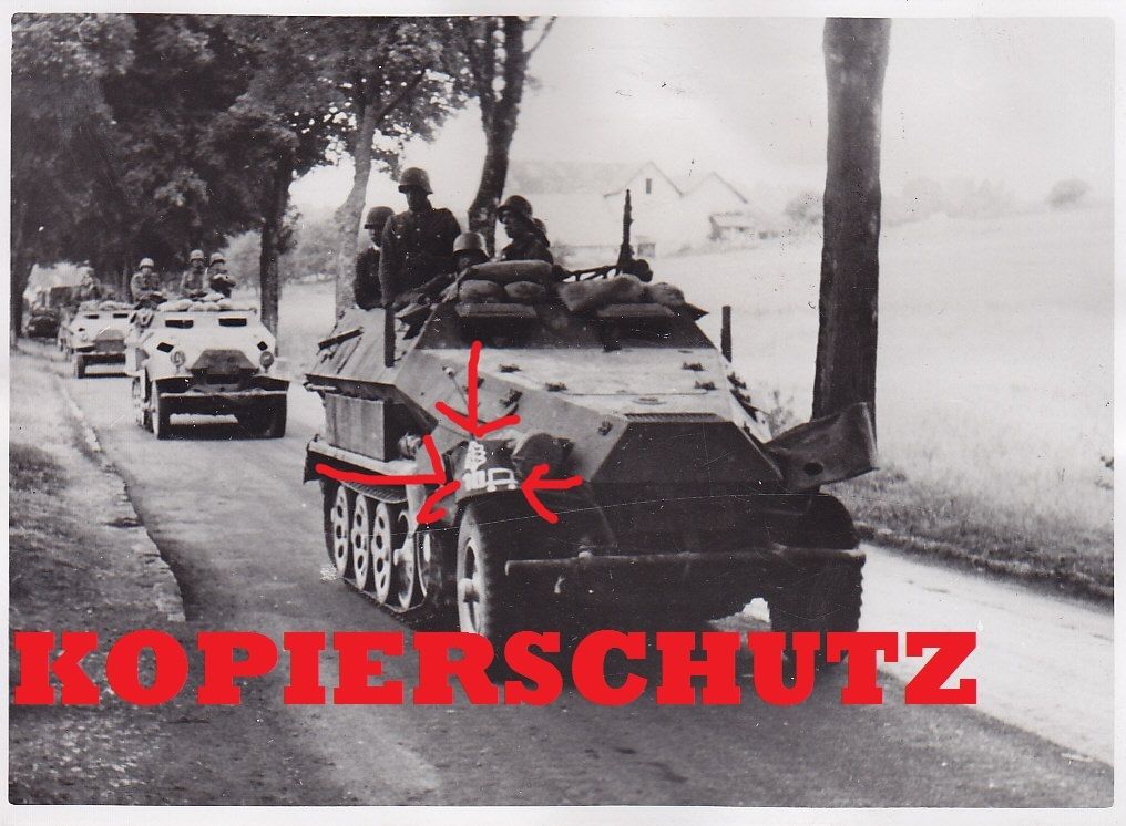 Sd.Kfz.Schützenpanzerwagen Mailing Wappen 1.Pz.D