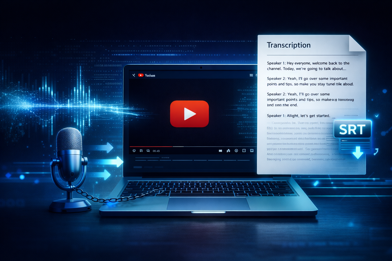 ⚙️ Tutorial Prático: Transcreva Qualquer Vídeo do YouTube com IA Gratuita em Minutos
