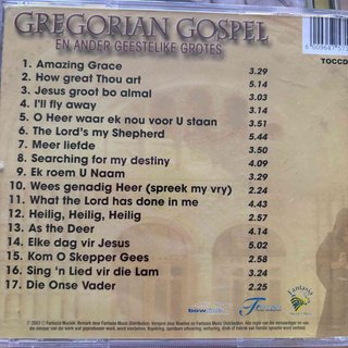 Gregorian Gospel en Ander Geestelike Grotes : CD