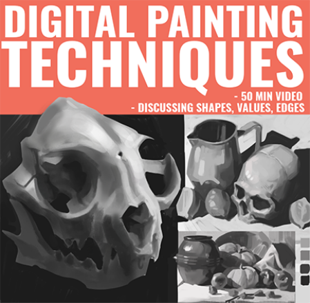 Gumroad - Digital Painting Techniques Shapes, Edges, Values
