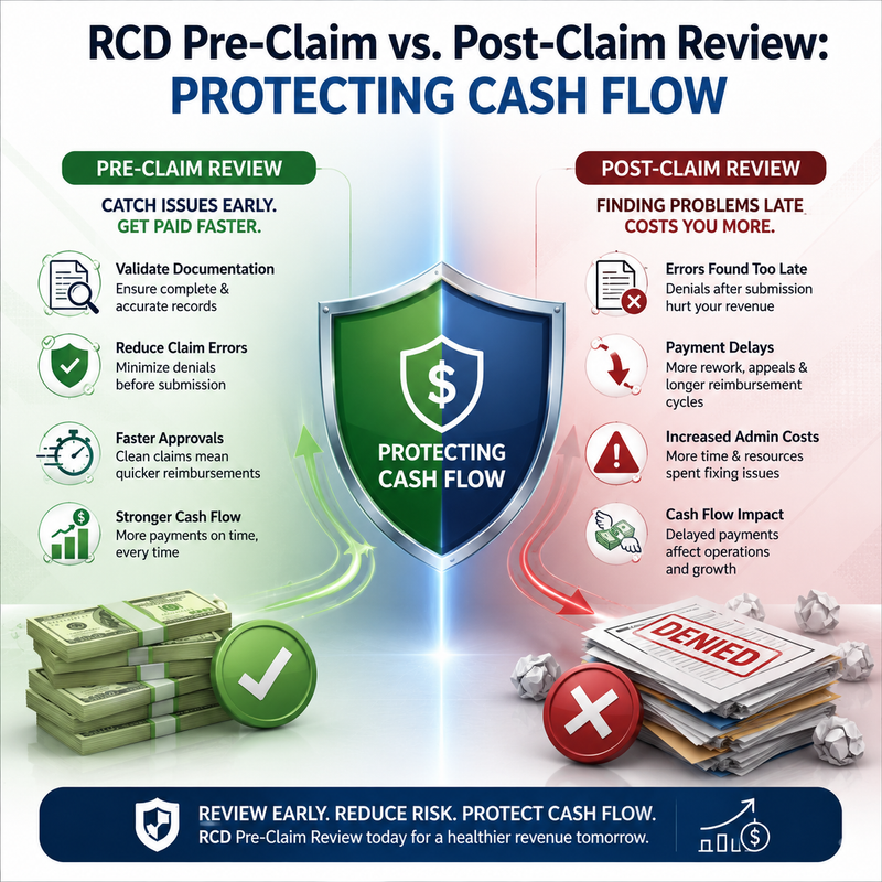 RCD Pre-Claim vs. Post-Claim Review: Protecting Cash Flow