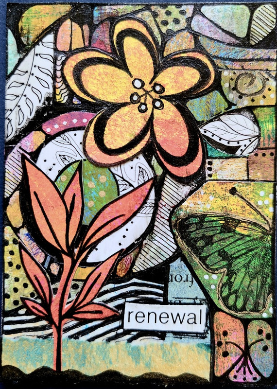 ATC Card - Mixed Media