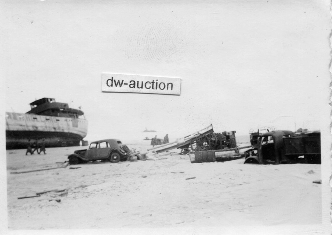 Frankreich Dünkirchen , zerstörtes englisches Fa