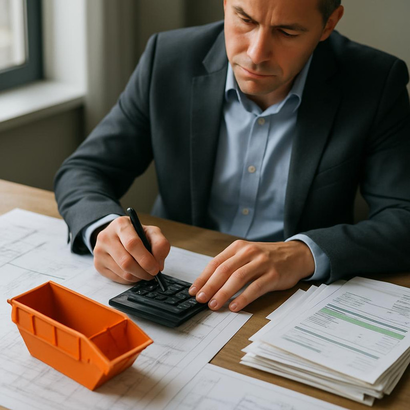 Расчет стоимости аренды контейнера для строительного мусора