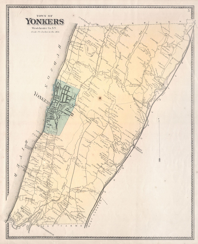 1867_Beers_Map_of_Yonkers_(_Bronx,_Riverdale_),_New_York_-_Geogr