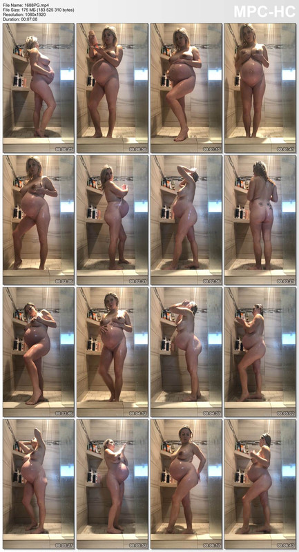 Pregnant In the shower 1688PG s