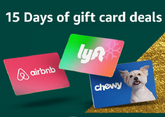 Save Big Daily on Amazon Gift Cards During 15 Days of Deals Event Save Big Daily on Amazon Gift Cards During 15 Days of Deals Event