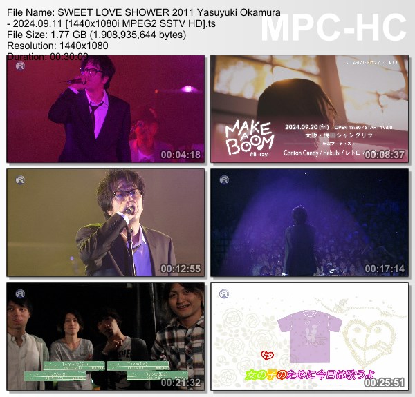 [TV-Variety] 岡村靖幸 – SWEET LOVE SHOWER 2011 Yasuyuki Okamura (SSTV 2024.09.11)